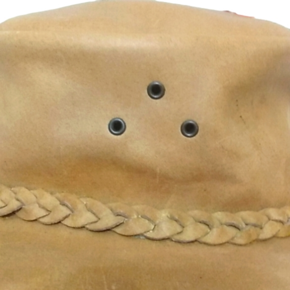 Australian Outback Leather Crusher Hat - Picture 15 of 16